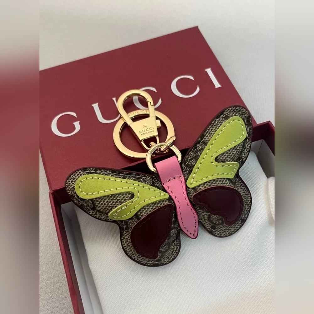 Gucci Butterfly-shaped keychain